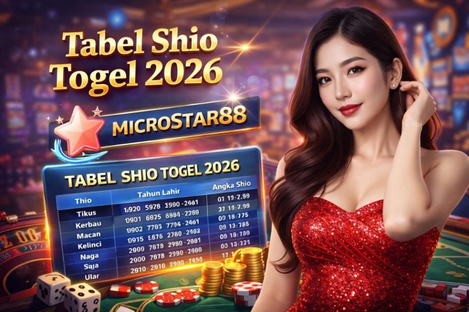 tabel shio togel 2026